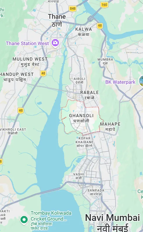 Paradise Ghansoli Location Map and Connectivity